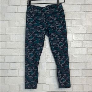 Fabletics High Waist Powerhold Camo Capri Leggings